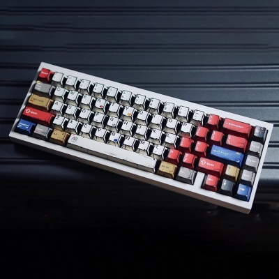 Comic Mixed Lights 104+37 Full PBT Dye-subbed Keycaps Set for Cherry MX Mechanical Gaming Keyboard